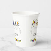 Passover Custom Paper Cups "Chag Sameach" Papieren Bekers (Rechts)