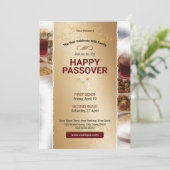 Passover Event Flyer Template Kaart (Staand voorkant)