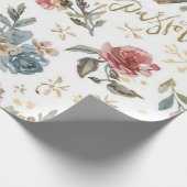 "Passover" floral Wrapping Paper Cadeaupapier (Hoek)