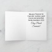 Passover Funny Define Haggadah Kaart (Binnen)