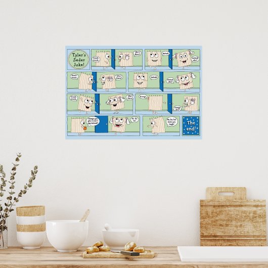 Passover Funny Joke Poster 20 x 24 Matte Finish (Keuken)