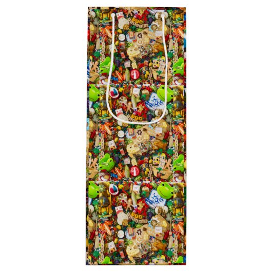 Passover Gift Bag Wijn Cadeautas (Voorkant)