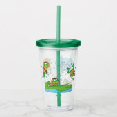 Passover Gree Acryltumbler 16 oz Hoppy Passover Acryl Drinkbeker (Voorkant)