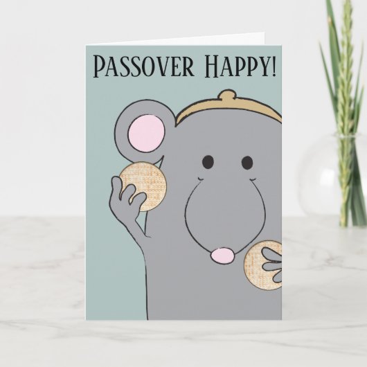 Passover Greeting Card "Matzah, Matzah" Kaart (Voorkant)