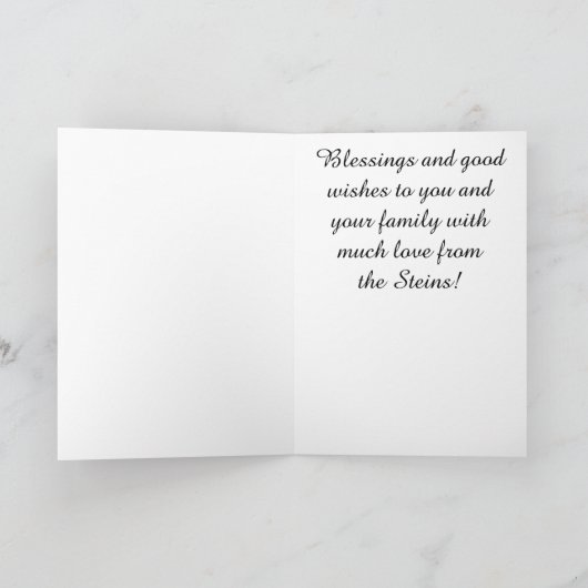 Passover Greeting Card "Matzah, Matzah" Kaart (Binnen)