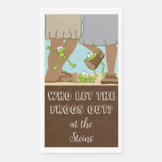 Passover Guest Towel Napkins Bcgd de kikkers uit Servet