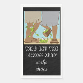 Passover Guest Towel Napkins, die de kikkers uit d Servet