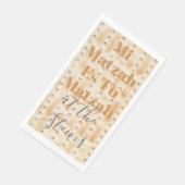 Passover Guest Towel Napkins Mi Matzah Servet (Hoek)