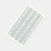 Passover Guest Towel Napkins Recline Relax Blue Servet (Hoek)
