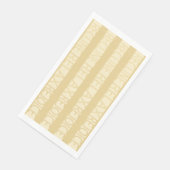 Passover Guest Towel Napkins Recline Relax Gold Servet (Hoek)