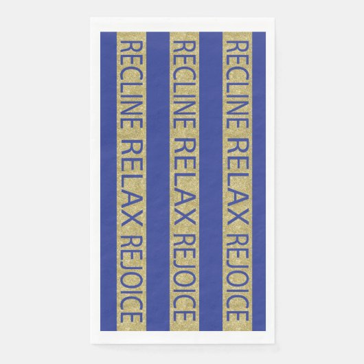 Passover Guest Towel Napkins Recline Relax Servet (Voorkant)