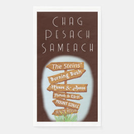 Passover Guest Towel Napkins The Burning Struik Servet