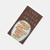 Passover Guest Towel Napkins The Burning Struik Servet (Hoek)