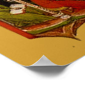 Passover Haggadah uit de 14e eeuw Poster (Hoek)