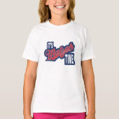 Passover "Het is Matzah Time" Meisje T-Shirt (Voorkant)