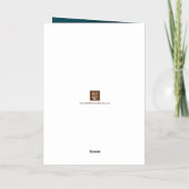 Passover Holiday Greeting Kaart Gold & Agate Stone (Achterkant)