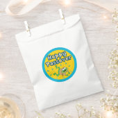 Passover "Hoppy Passover Frog" Goodie Favor Bag Bedankzakje (Geknipt)