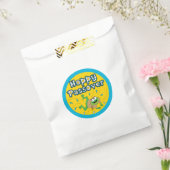 Passover "Hoppy Passover Frog" Goodie Favor Bag Bedankzakje (Gezegeld)