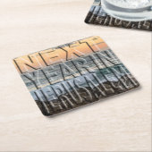 Passover Jerusalem Beach Square Paper Onderzetter (Schuin)