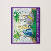 Passover Kinderen Dinosaur Seder Puzzle for Childr Legpuzzel (Verticaal)