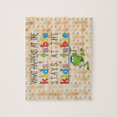 Passover Kinderen Tabel Puzzle voor kinderen Legpuzzel (Verticaal)