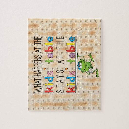 Passover Kinderen Tabel Puzzle voor kinderen Legpuzzel (Verticaal)