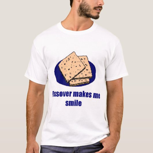 Passover laat me glimlachen t-shirt (Voorkant)
