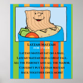 Passover Latzah Matzah Poster 20 x 24 Matte Finish (Voorkant)