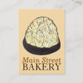 Passover Macaroon Cookie Jewish Bakery Kosher Food Visitekaartje (Voorkant)