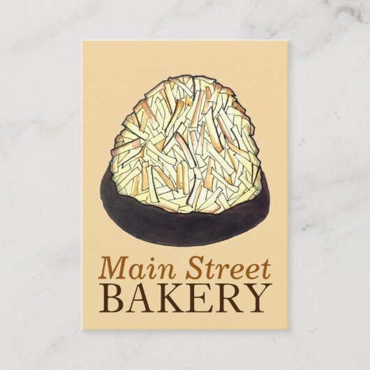 Passover Macaroon Cookie Jewish Bakery Kosher Food Visitekaartje (Voorkant)