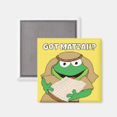 Passover Magnet 2" vierkant "Heb Matzah?" (Voorkant / Achterkant)