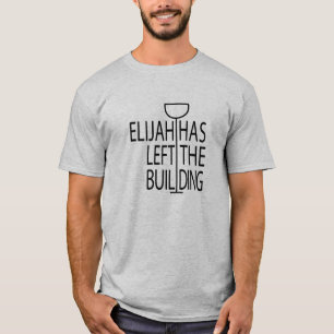 Passover Mannen Basic Funny T-Shirt Elijah-gebouw