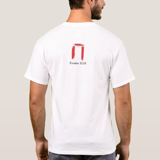 Passover Mannen T-shirt (Achterkant)