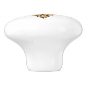 Passover Matzah Bread Star van David Keramische Knop (Zijkant)