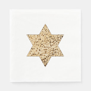 Passover Matzah Bread Star van David Servetten