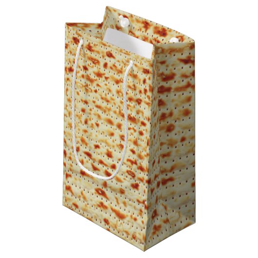 Passover Matzah decor Small Gift Bag Klein Cadeauzakje (Voorkant Gekanteld)