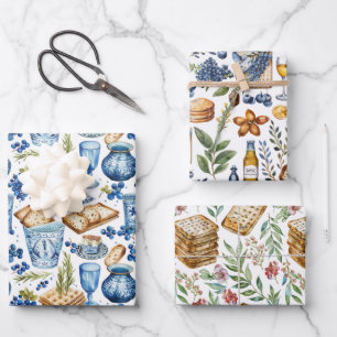 Passover Matzah Inpakpapier Vel