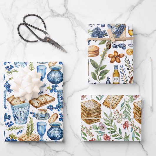 Passover Matzah Inpakpapier Vel (Voorkant)