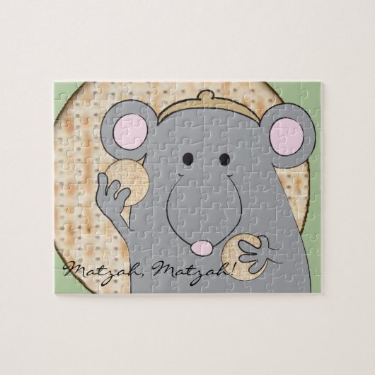 Passover "Matzah, Matzah!" Puzzle voor kinderen Legpuzzel (Horizontaal)