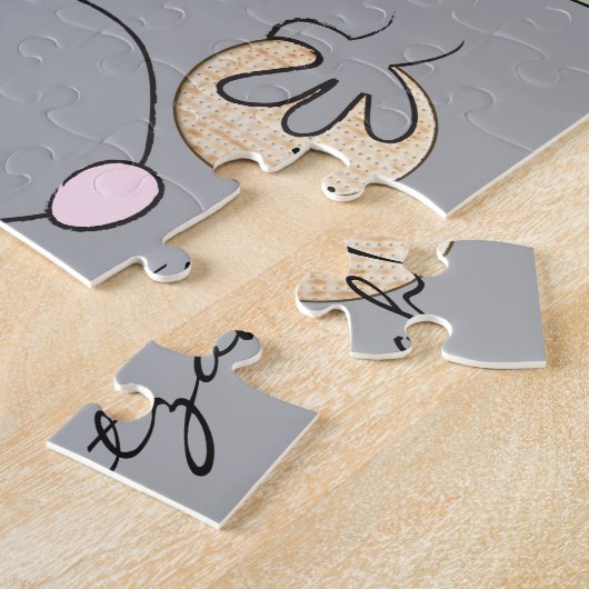 Passover "Matzah, Matzah!" Puzzle voor kinderen Legpuzzel (Zijkant)