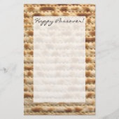 Passover matzah schrijfpapier briefpapier (Voorkant)