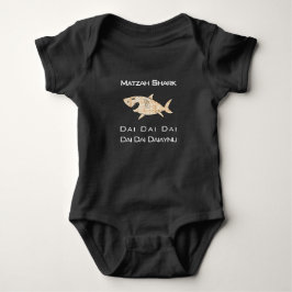 Passover Matzah Shark KinderenBaby Bodysuit