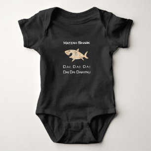 Passover Matzah Shark KinderenBaby Bodysuit