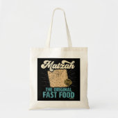 Passover Matzah the Original Fast Food Funny Seder Tote Bag (Voorkant)