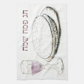 Passover Matzoh Hoesje Theedoek (Verticaal)