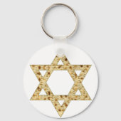 Passover Matzoh Star van David Sleutelhanger (Voorkant)