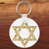 Passover Matzoh Star van David Sleutelhanger (Voorkant)