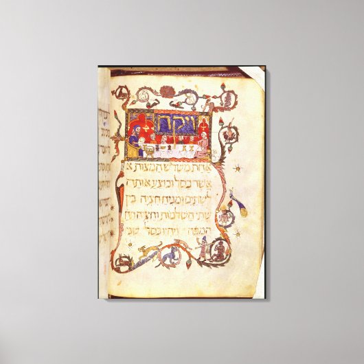 Passover Meal, Noord-Spanje Canvas Afdruk (Voorkant)