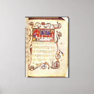 Passover Meal, Noord-Spanje Canvas Afdruk