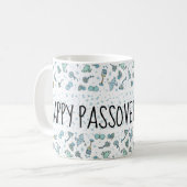 Passover Mok 11 oz. Whimsical Seder Time (Voorkant links)